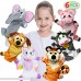Toy Animal Friends Deluxe Hand Puppets 6 Pack for Imaginative Play Stocking Birthday Party Favor Supplies Girls Boys Kids and Toddler B07L444ZX1